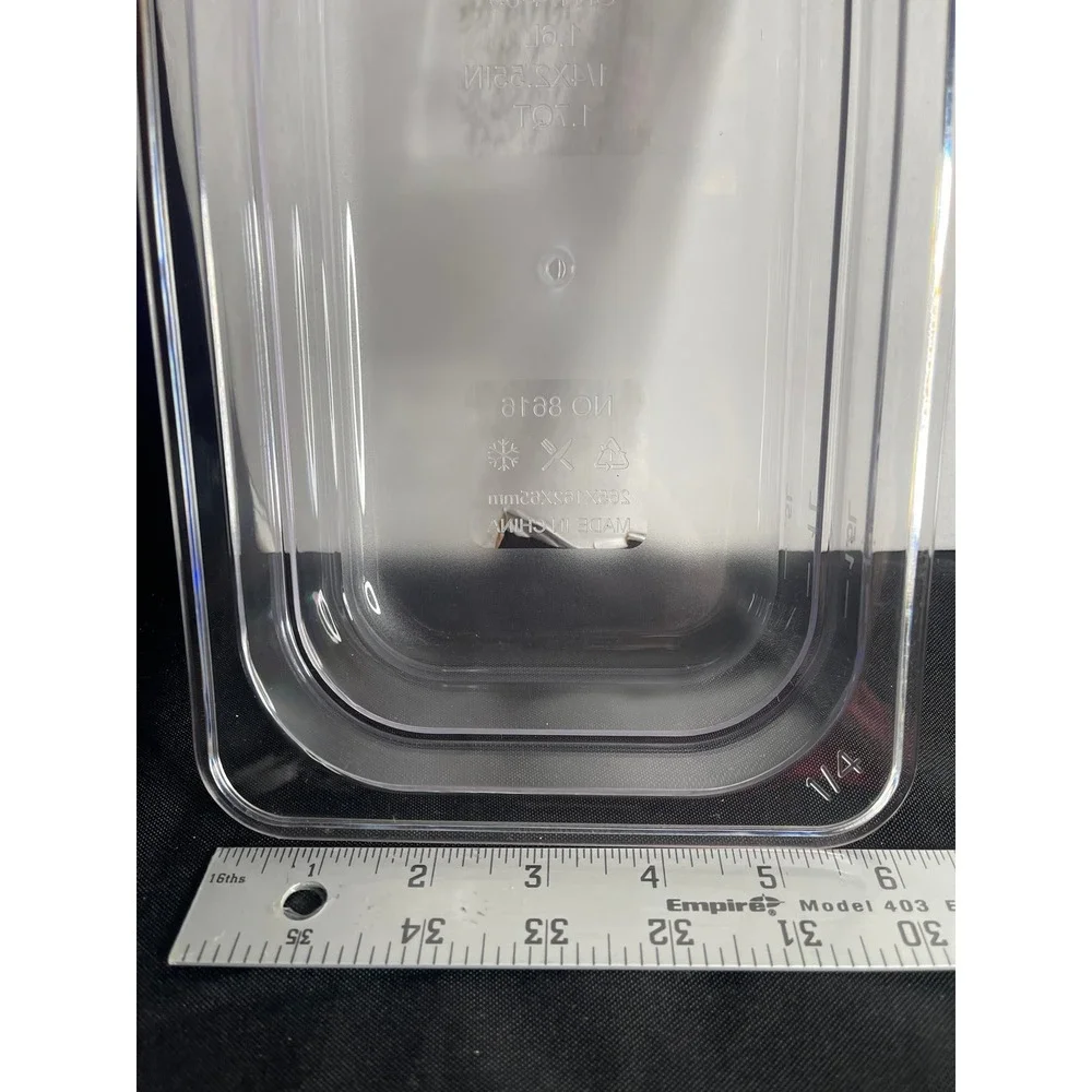 Unbranded clear polycarbonate